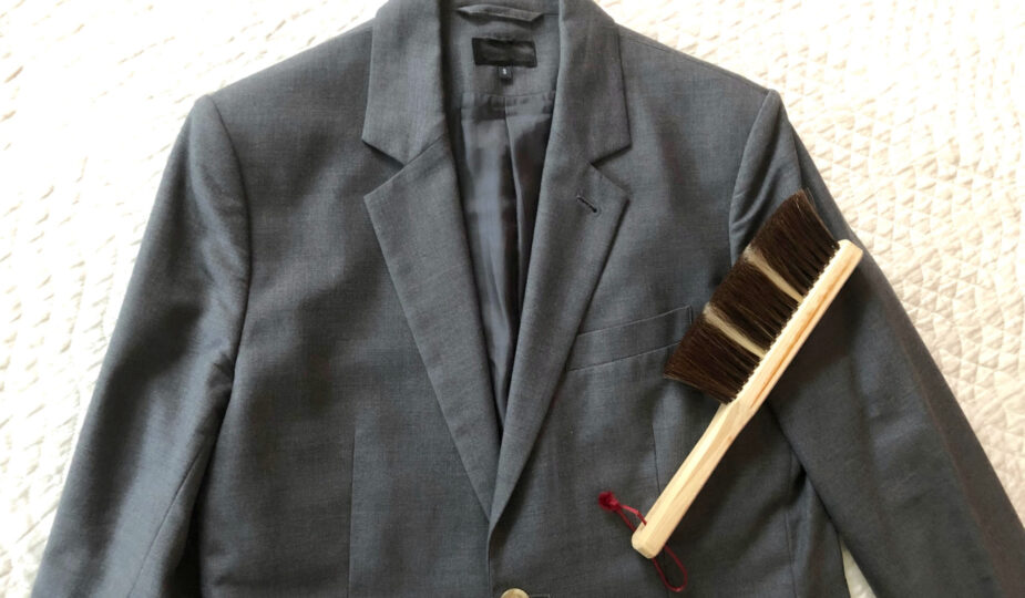 スーツ、ブラシ